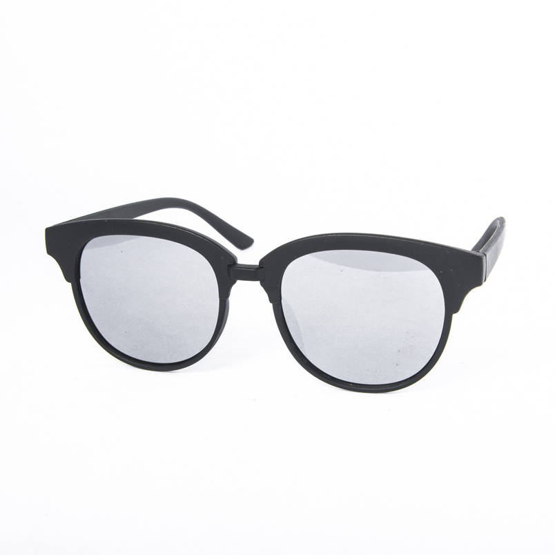 Сонцезахисні окуляри унісекс - чорні дзеркальні -2-8106, фото 1