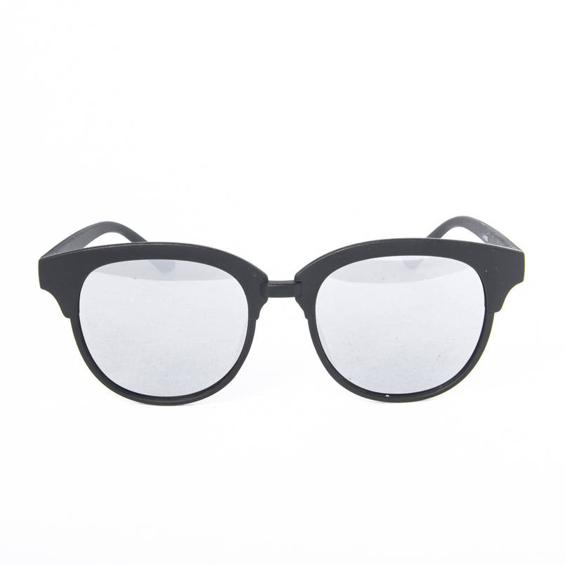 Сонцезахисні окуляри унісекс - чорні дзеркальні -2-8106, фото 2