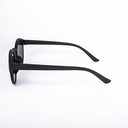 Сонцезахисні окуляри унісекс - чорні дзеркальні -2-8112, фото 4