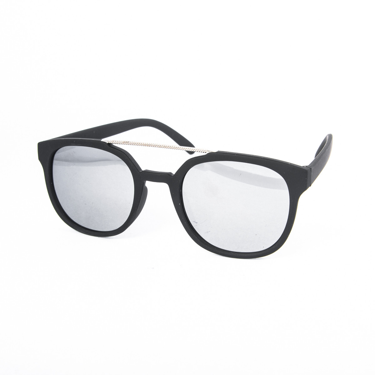 Сонцезахисні окуляри унісекс - чорні дзеркальні -2-8605