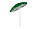 Садовий парасолька від сонця з нахилом зелений, 1.6 м, великий пляжний парасольку  с оборкою, фото 3