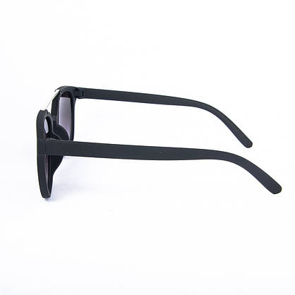 Сонцезахисні окуляри унісекс - чорні - 2-8605, фото 4