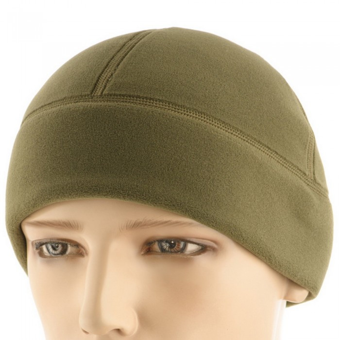 M-Tac шапка Watch Cap Premium (плоский шов) фліс (343 г/м2) Army Olive