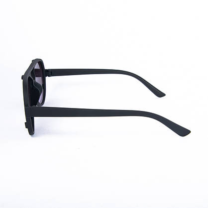 Сонцезахисні окуляри унісекс - чорні - 2-8614, фото 4