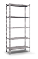 Полочный стеллаж 2160х900х400, 5 металических полок
