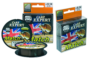 Волосінь Carp Expert Match Sinking Black 150 м 0.14 мм 1.6кг