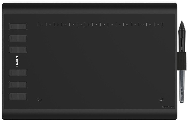 Графічний планшет Huion H1060P Чорний (H1060P_HUION)