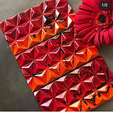 Грані плитка пірамідальна полікарбонатна форма для шоколаду, фото 7