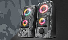 Акустична система (Колонки) GXT 606 JAVV RGB 2.0 SNOW CAMO, фото 6