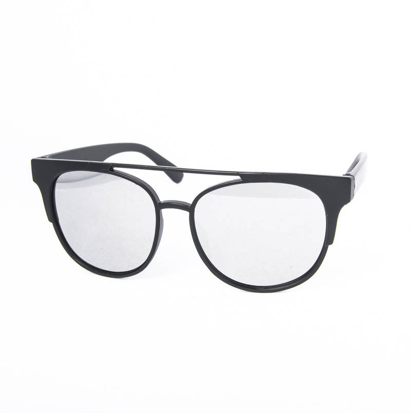 Сонцезахисні окуляри унісекс - чорні дзеркальні -2-15177, фото 1