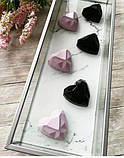 No 545 Серце грановане полікарбонатна форма для шоколаду 21 цукерок, фото 4