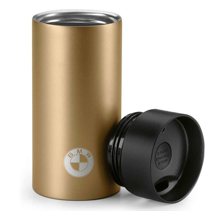 Термокружка BMW Thermal Mug, Design White / Silver / Blue артикул 80282466200, фото 1