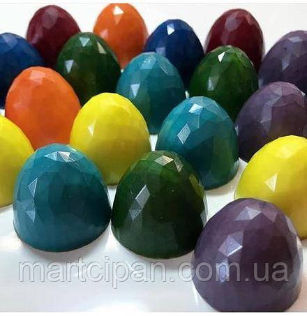 Напівсфера гранна полікарбонатна форма для шоколаду, фото 1