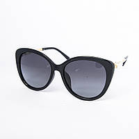Поляризационные женские солнцезащитные очки черные - P1728