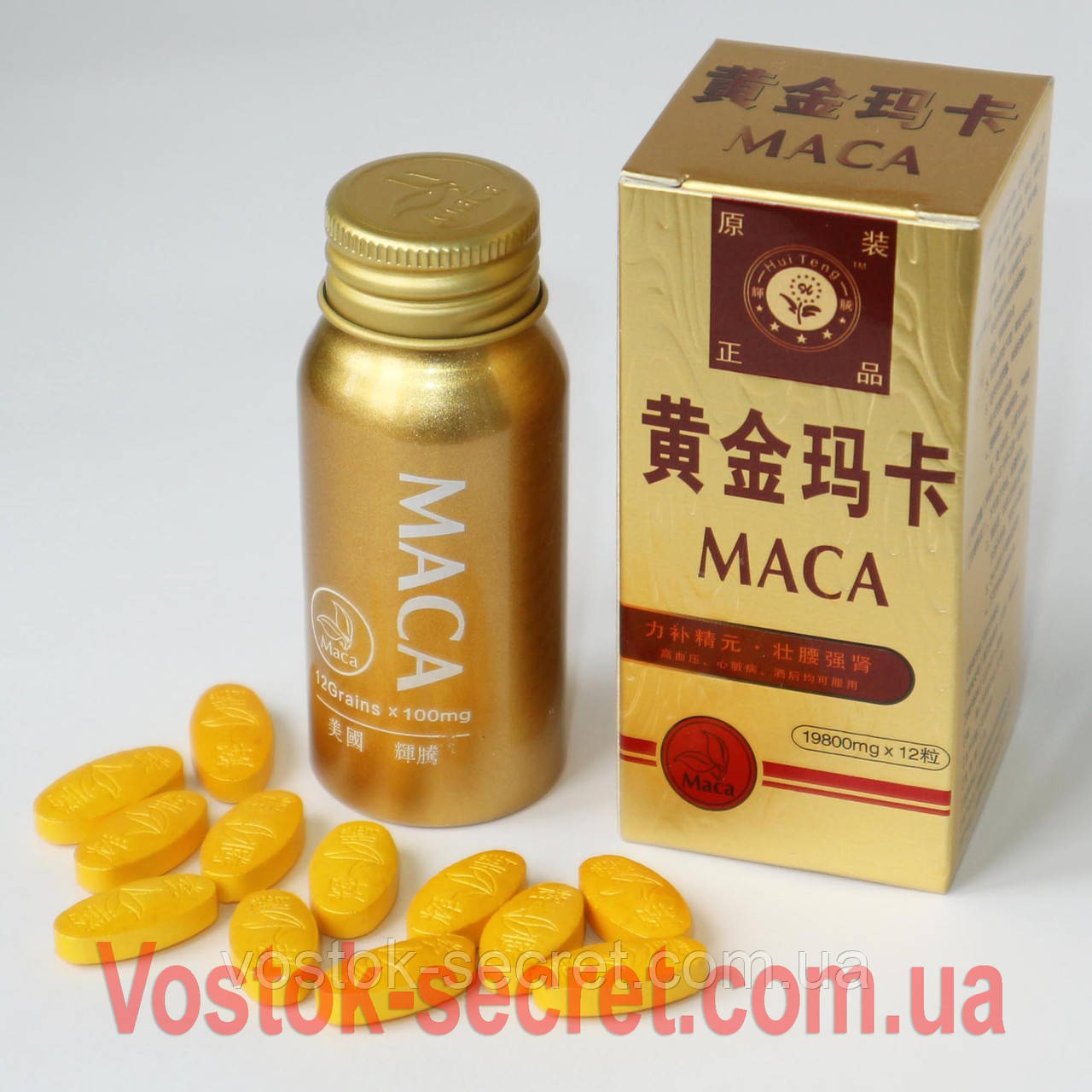 Мака (Maca) — препарат для потенції, 12таблеток