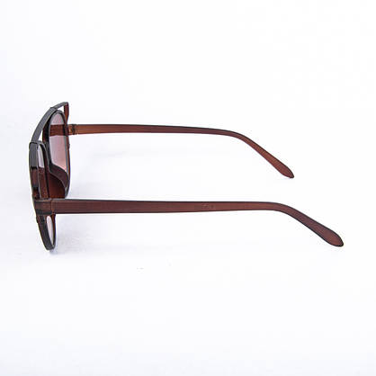 Сонцезахисні окуляри унісекс - коричневі - Z-E830, фото 4