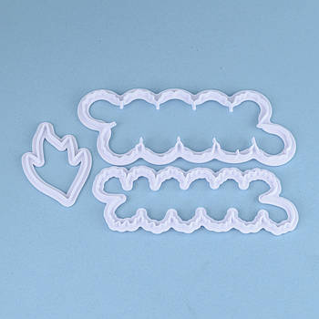 Набір вирубок для виготовлення Троянди 3 шт.