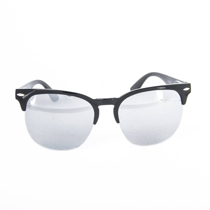 Сонцезахисні окуляри унісекс - чорні дзеркальні -2-21155, фото 2