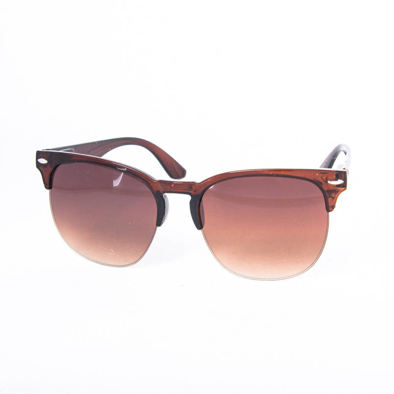 Сонцезахисні окуляри унісекс - коричневі - 2-21155, фото 1