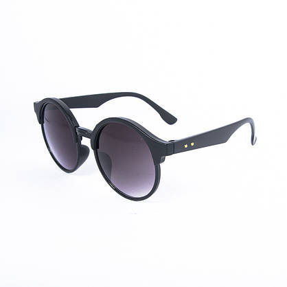 Сонцезахисні окуляри унісекс - чорні - 2-W153-2, фото 3