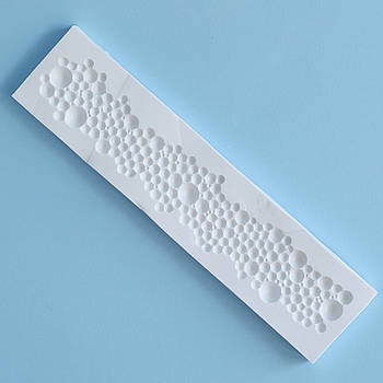 Силіконовий молд Бордюр бульбашки 5.0х20.5 см