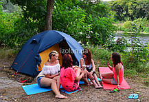 Килимок "Самріпд 8" для кемпінгу, відпочинку, туризму 1800 х 600 х 8 мм зелений, блакитний, помаранчевий, фото 5