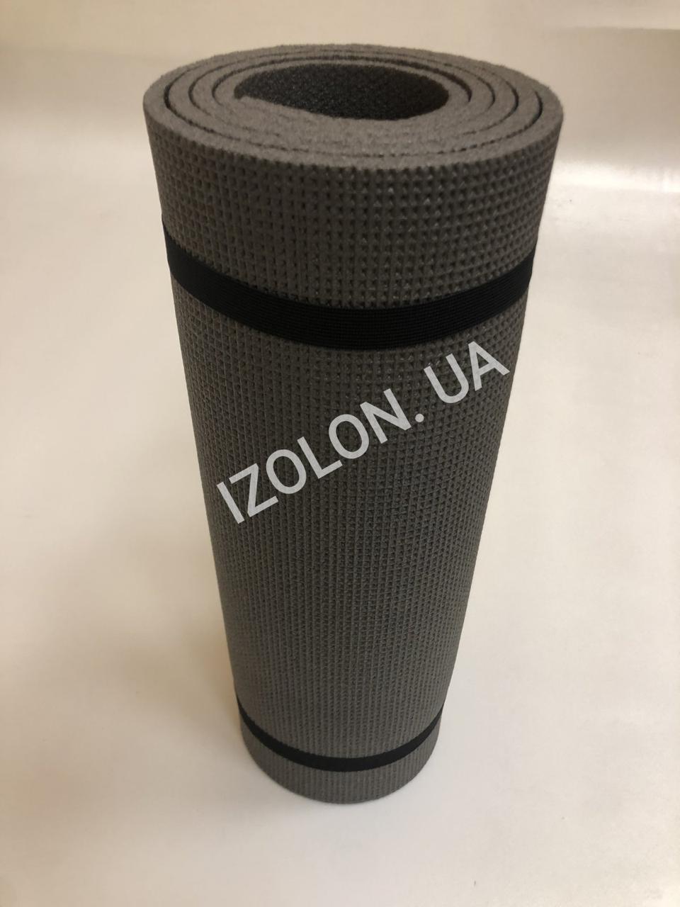 Килимок IZOLON Карпати 8 розмір 1800 х 500 х 8 мм, сірий тиснений