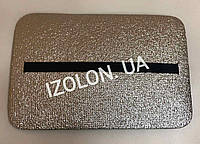 Сидушка IZOLON ALU 12 двухслойная с фастексом и резинкой 450 х 300 х 12 мм