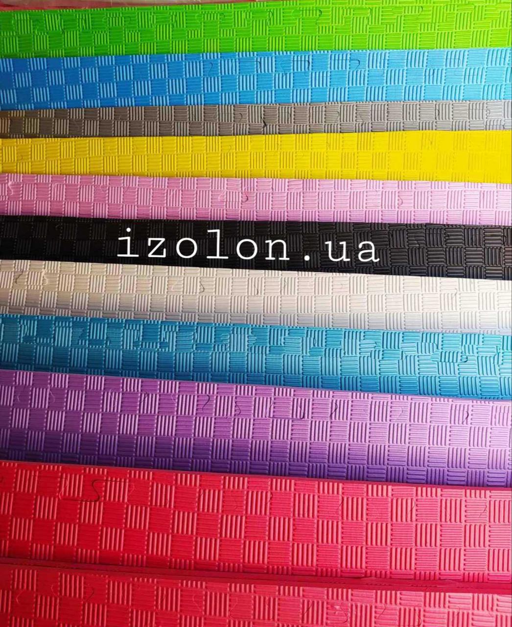 Спортивне покриття мат татамі SPORT 1000х1000х10мм, 9 кольорів на вибір, замок ластівчин хвіст