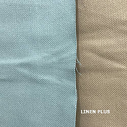 Блакитна лляна тканина, LINEN PLUS, 61% льон, 39% бавовна, Щільність 480 г/м2(1880-1/912Х)