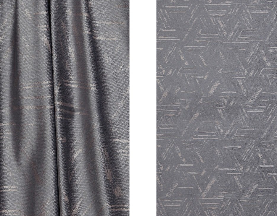 Портьерная Ткань для Штор Из Велюра Серого Цвета — Купить Недорого на ...