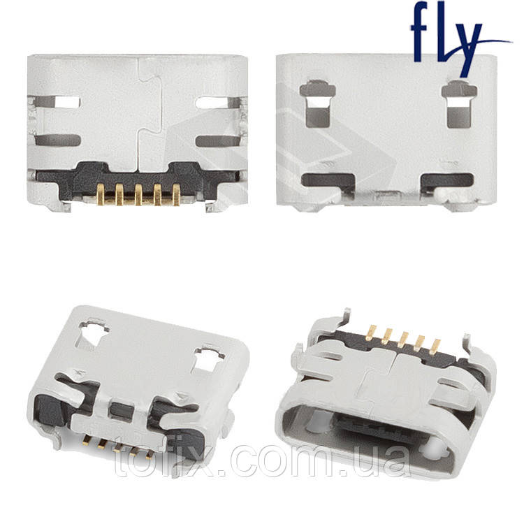 Коннектор для зарядки Fly IQ4405, Asus ME173X MeMO Pad HD7 (K00B), 5 pin, оригінал