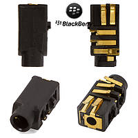Конектор навушників (handsfree) для Blackberry 8520, оригінал