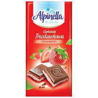 Шоколад "Alpinella" (Альпінелла Полуничний смак), Польща, 100г