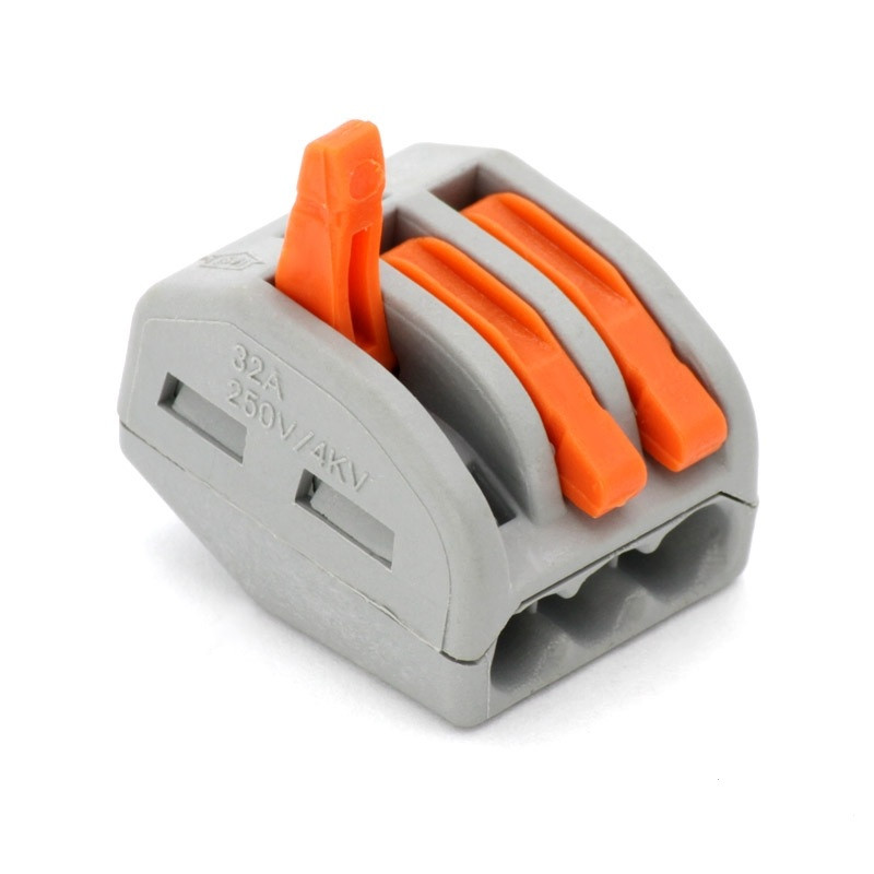 Клемна колодка PCT-213 з пружинним затискачем типу Wago