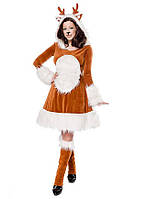 Женский карнавальный костюм оленя