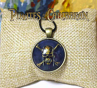 Кулон Пірати Карибського моря/Pirates of the Caribbean череп з кістками