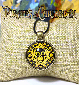 Кулон Пірати Карибського моря/Pirates of the Caribbean з монетою