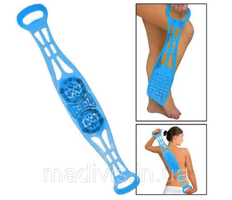 Двостороння масажер мочалка Dual Sided Back Scrubber, фото 1