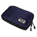 Чохол, сумка — органайзер для дротів, синій, фото 3