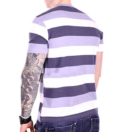 Футболка в смужку Mastiff f1318/1 Сіра M, фото 2