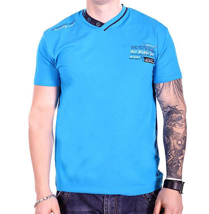 Футболка Mastiff f1918/2 Блакитна M, фото 1