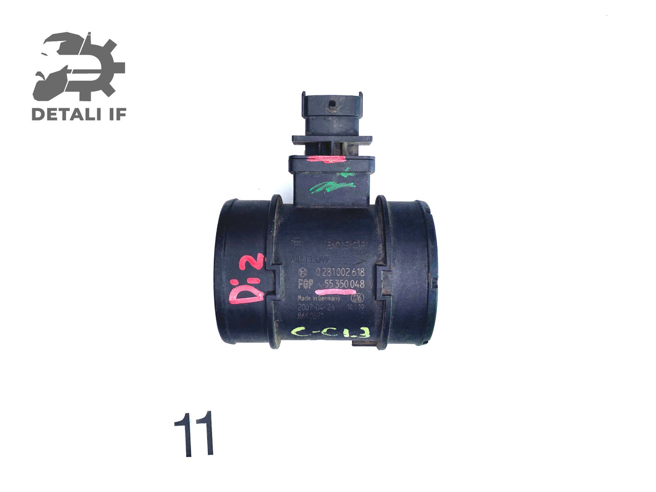 Витратомір Opel 1.3 1.7 1.9 CDTI z13dth z17dth z17dtl z19dth z19dt z19dtl 0281002618, 55350048 №11