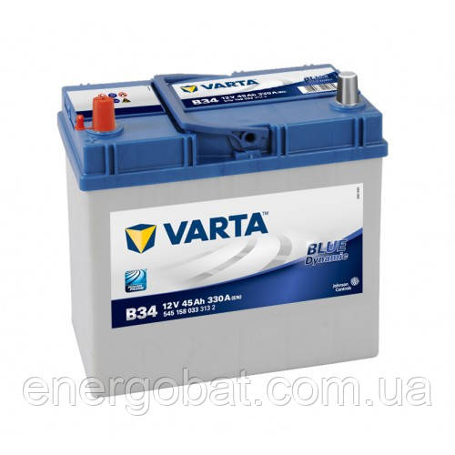 Авто Аккумулятор Varta Blue Dynamic B34 45Аh 330A 545 158 033 - фото 1 - id-p167837095