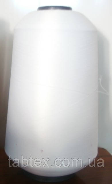 Нитка оверлочна 150den біла кг (Туреччина)бабіни від 0,7 до 0,9 кг, фото 1