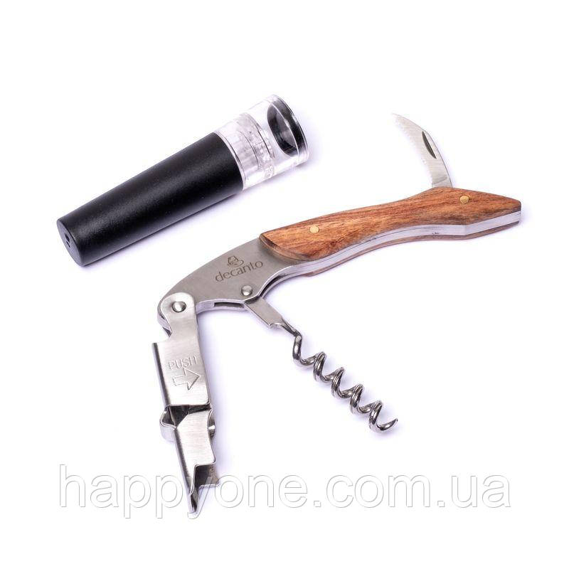 Набір сомельє Decanto (штопор для вина, корок), фото 1