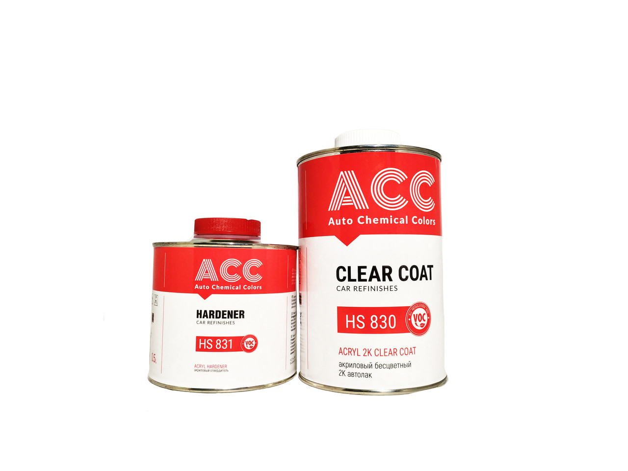 Акриловий лак ACC HS 1 л (із затвердником 0.5 л)