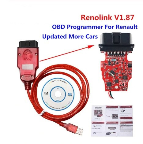 Діагностичний сканер / програматор Renolink V1.87 для Renault