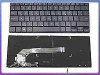 Клавиатура для ASUS UX370, UX370U, UX370UA (RU Gray с подсветкой)