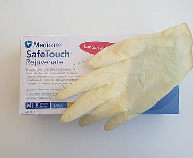 Латексні рукавички без пудри SafeTouch Rejuvenate Медик, фото 1